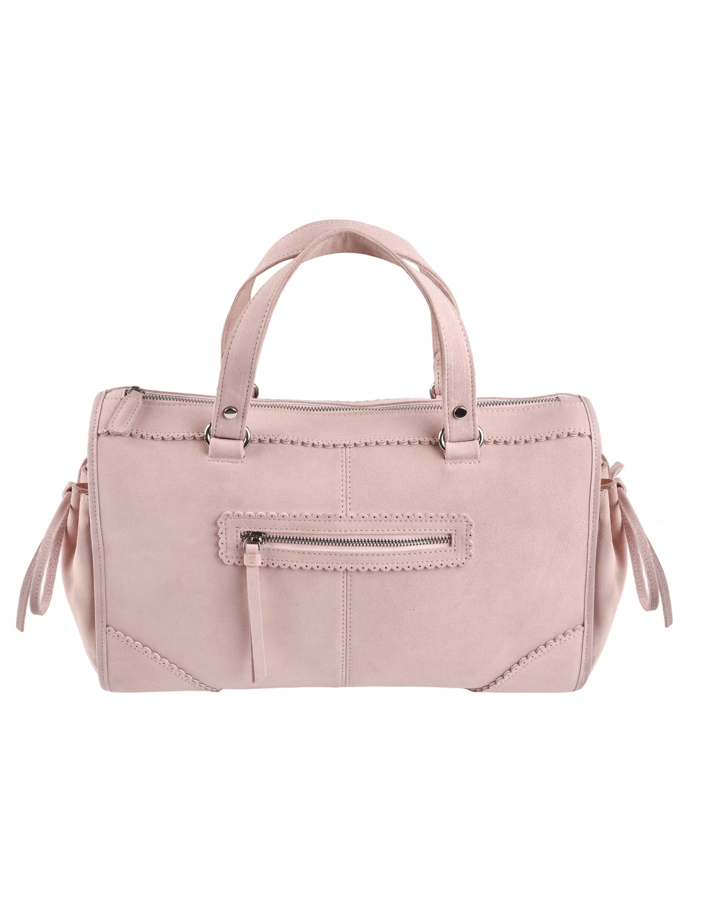 Downtown Bag - Pink Suede
