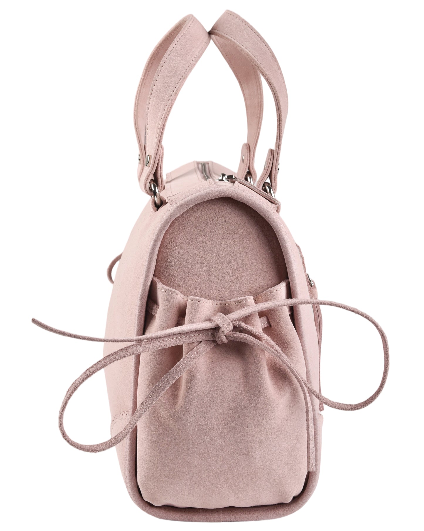 Downtown Bag - Pink Suede