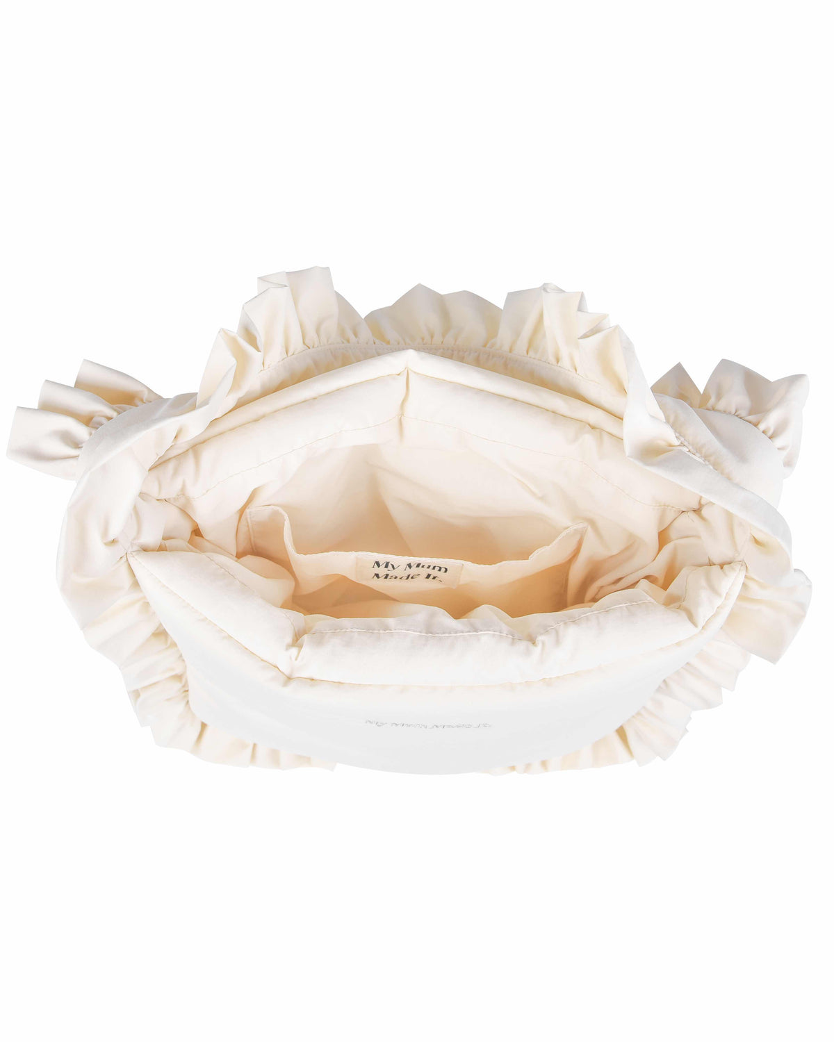 Large Pillow Tote - Cream Frill