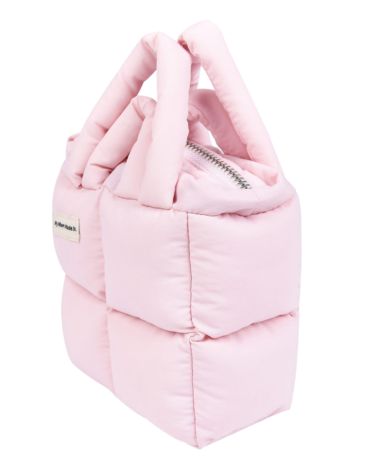 Puffer Mini Keychain Bag - Pink