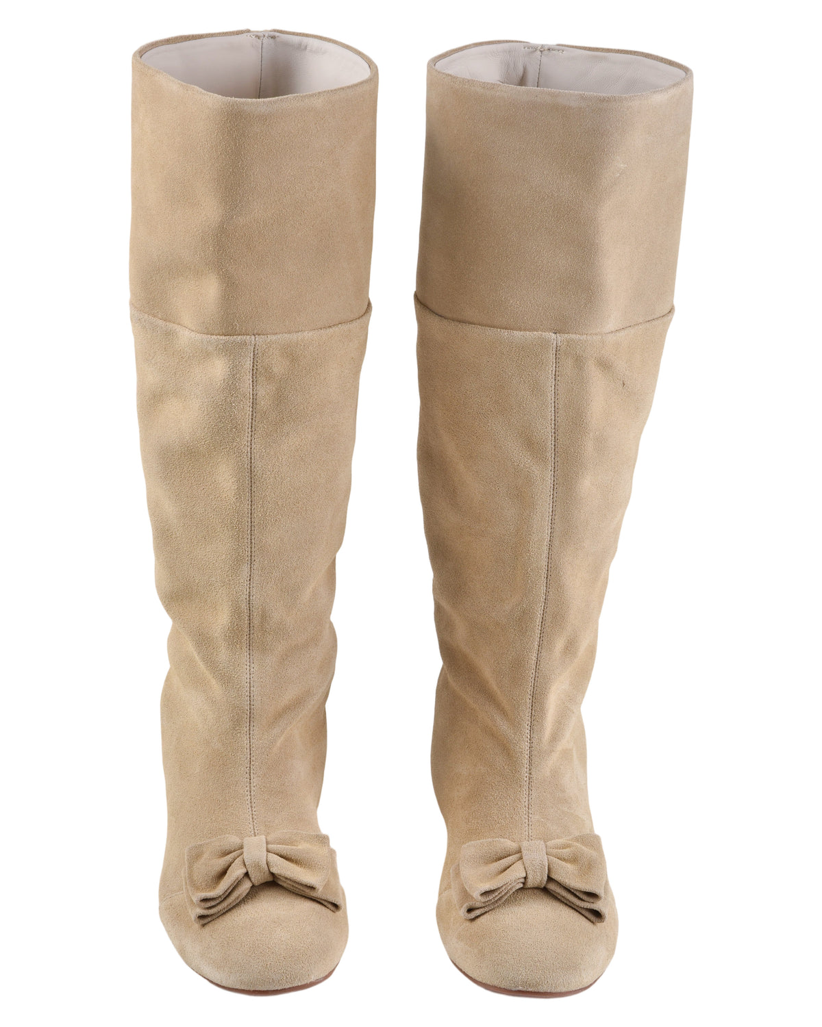 Odette Riding Pocket Boot - Suede Fawn