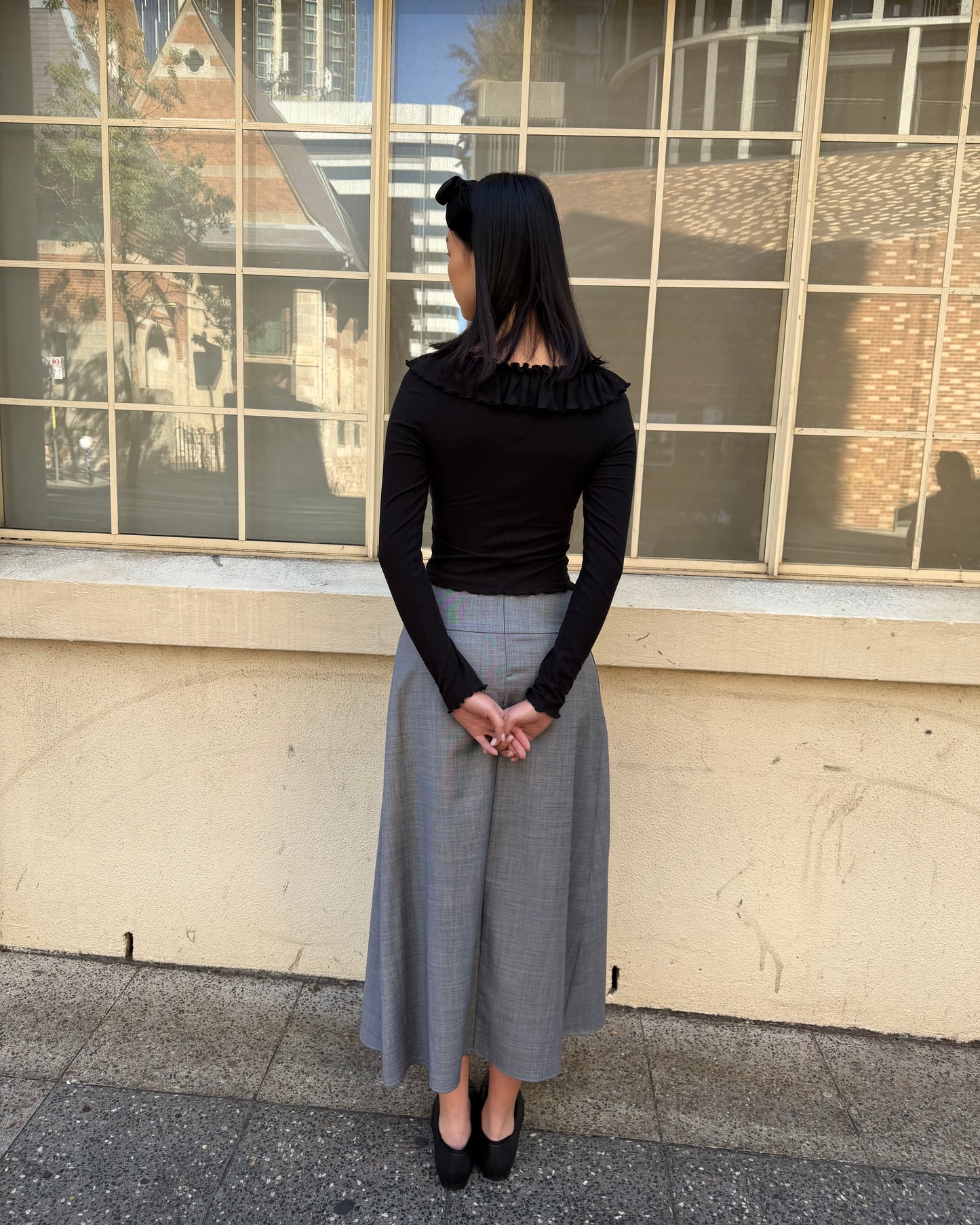 Novel Maxi Skirt - Grey