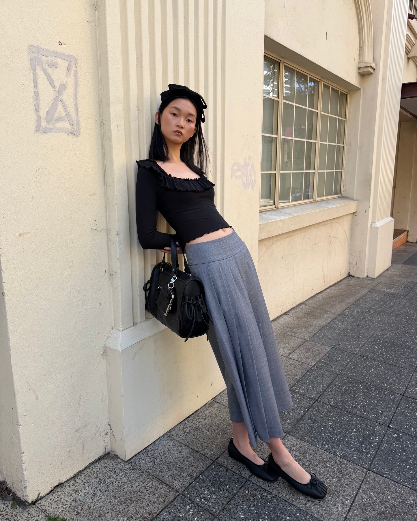 Novel Maxi Skirt - Grey