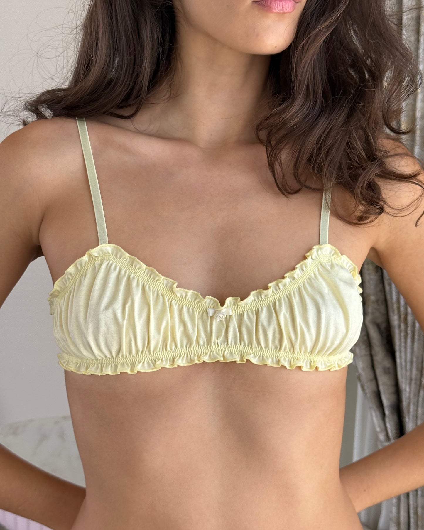Soft Gather Bra - Daffodil