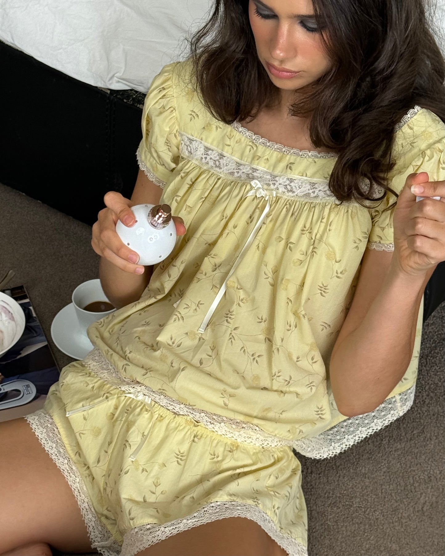 Lucienne Cotton Blouse - Dream Vine