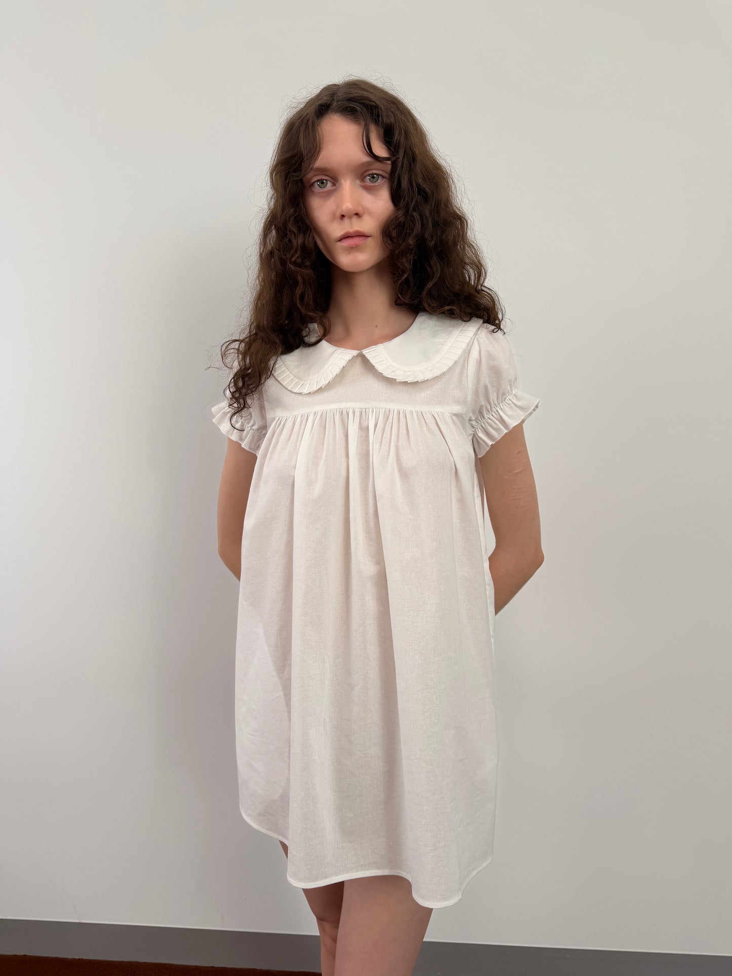 Babydoll Dress - White