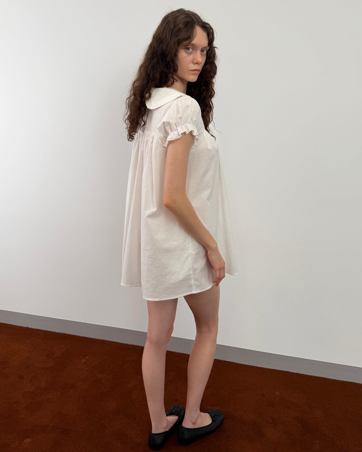 Babydoll Dress - White