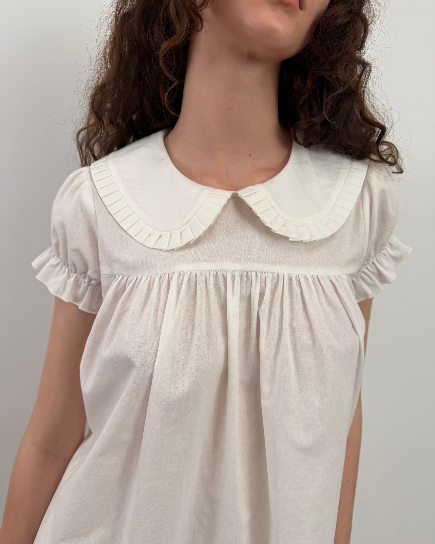 Babydoll Dress - White