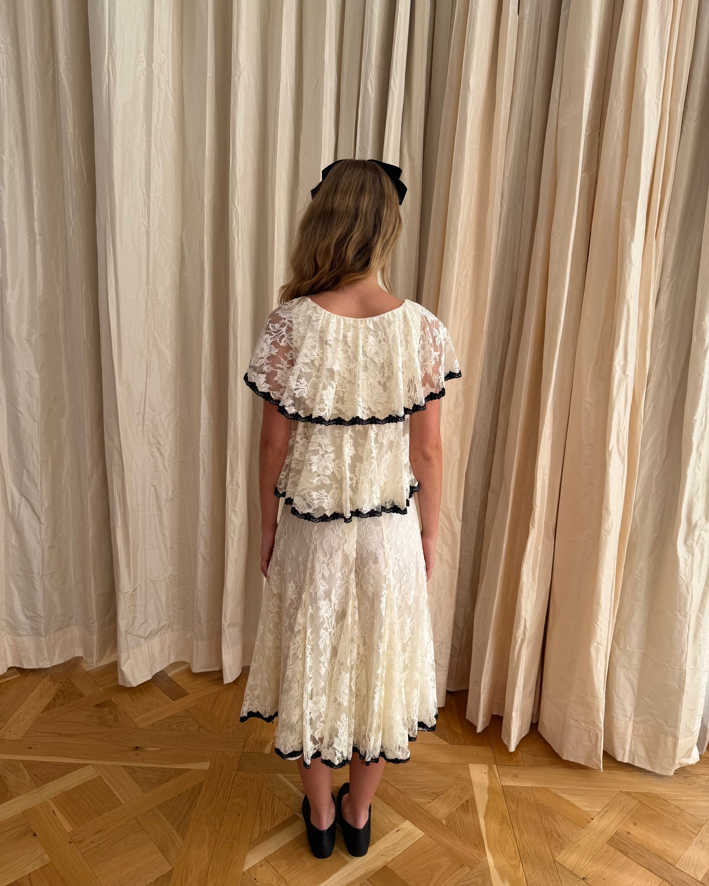 Delilah Skirt - White Lace