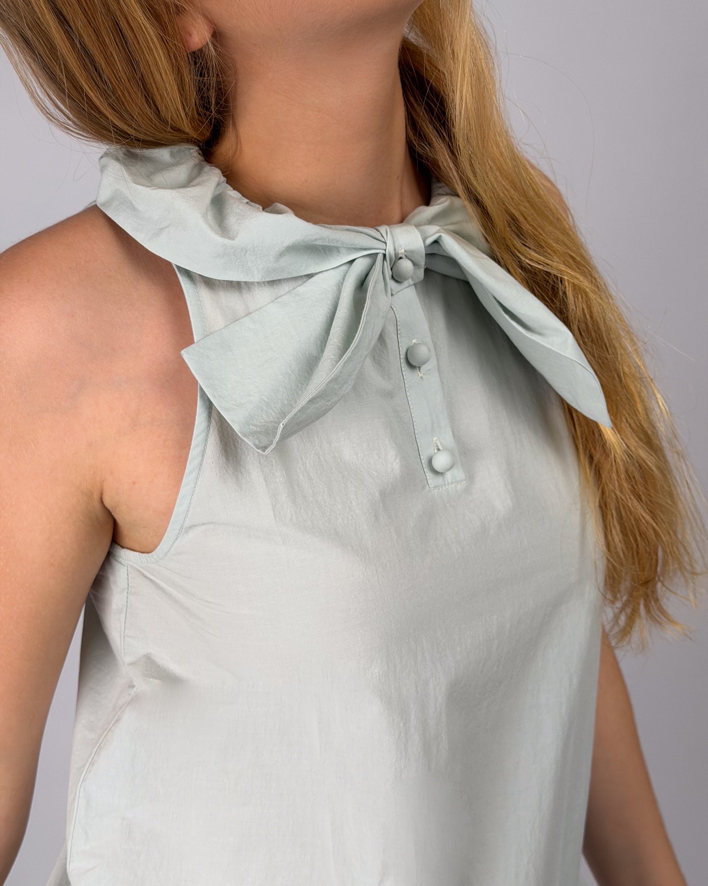 Sail Collar Dress - Mint