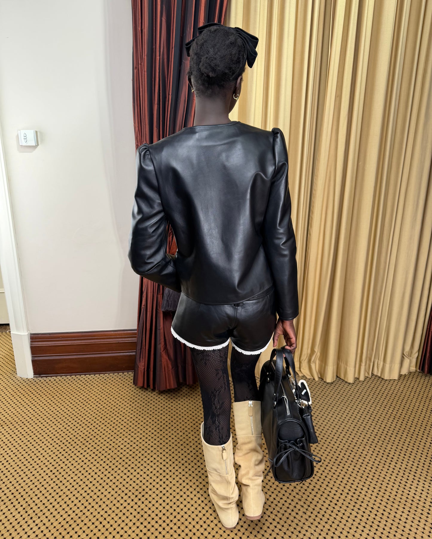 Nocturne Leather Jacket - Black