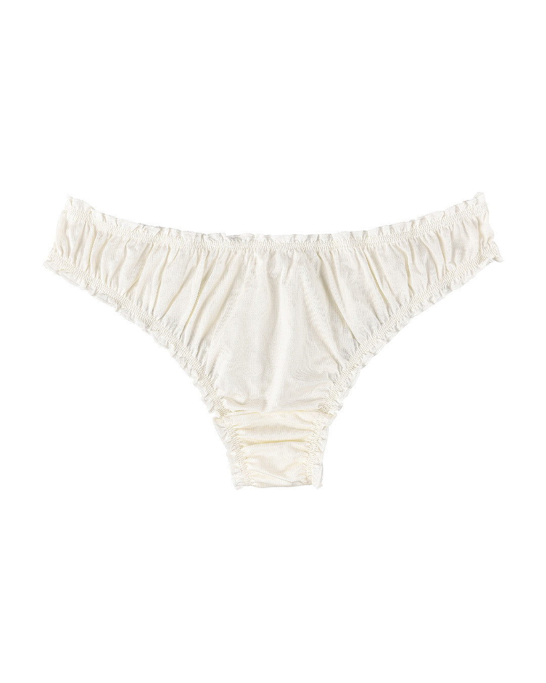 Soft Gather Brief - White