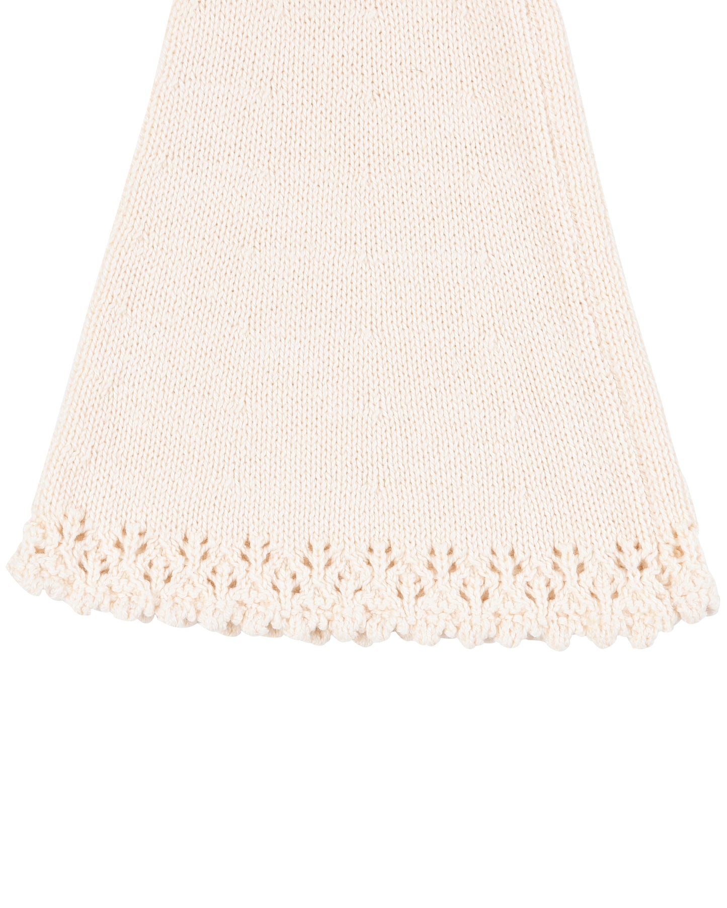 Mini Lace Knit Pant - Porcelain