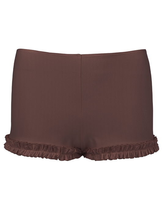 My Mum Made It - Ruffle Beach Shorts Dirt