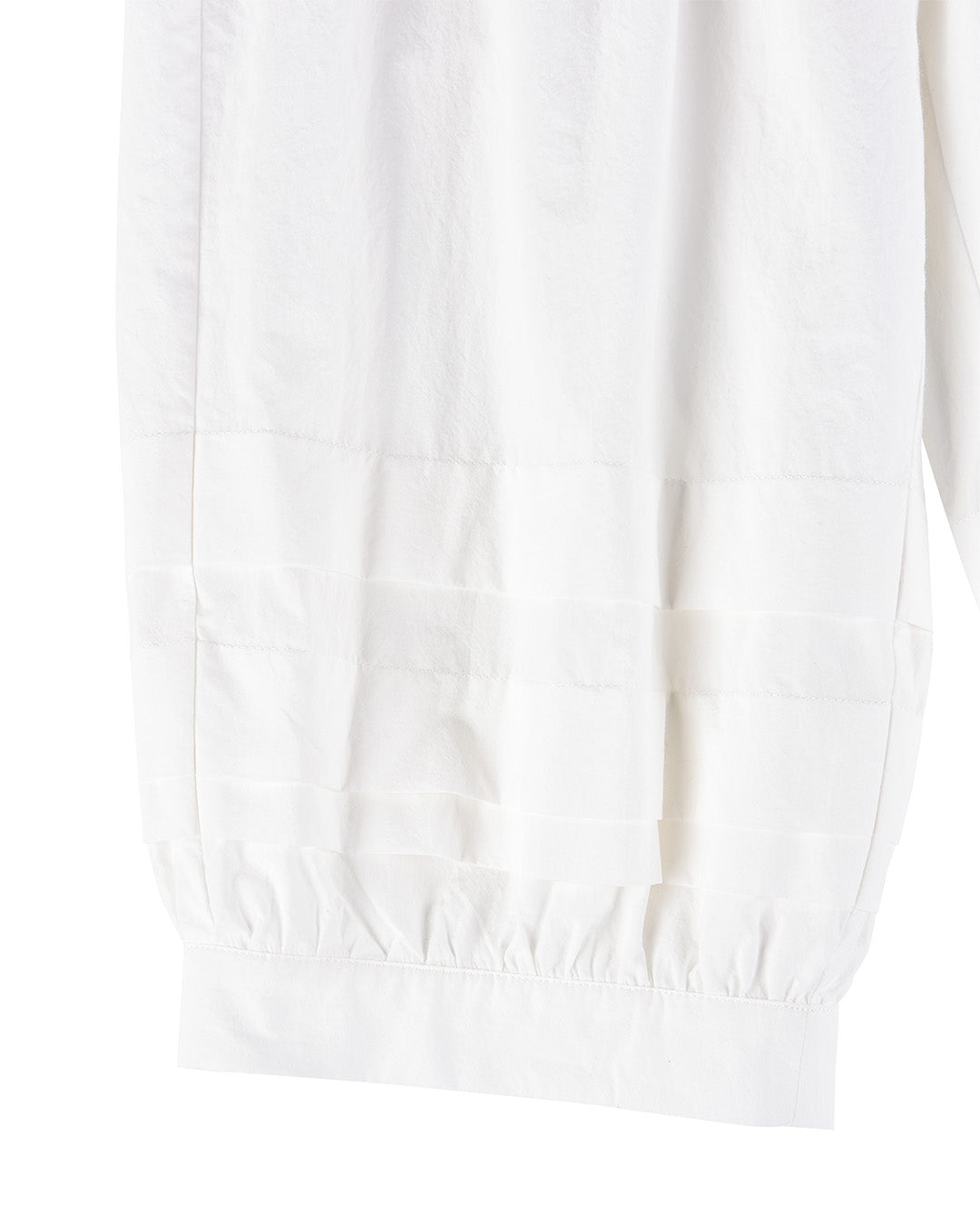 Sail Pleat Pants - White