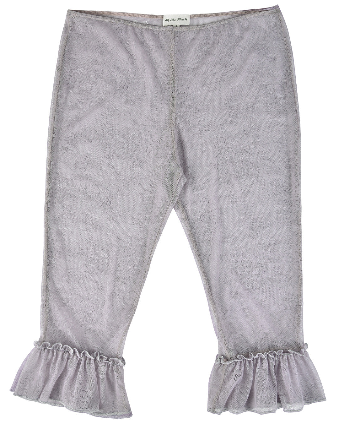 Ruffle Capri Pants - Wisteria