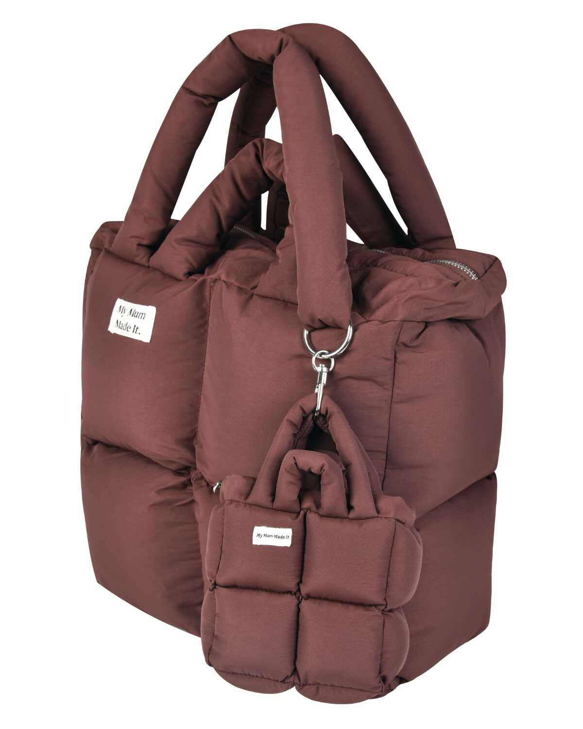 Puffer Tote Bag - Dirt