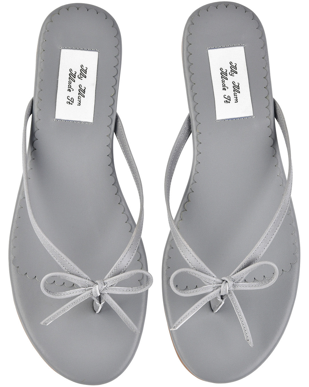 Ribbon Stitch Flip Flops - Wisteria