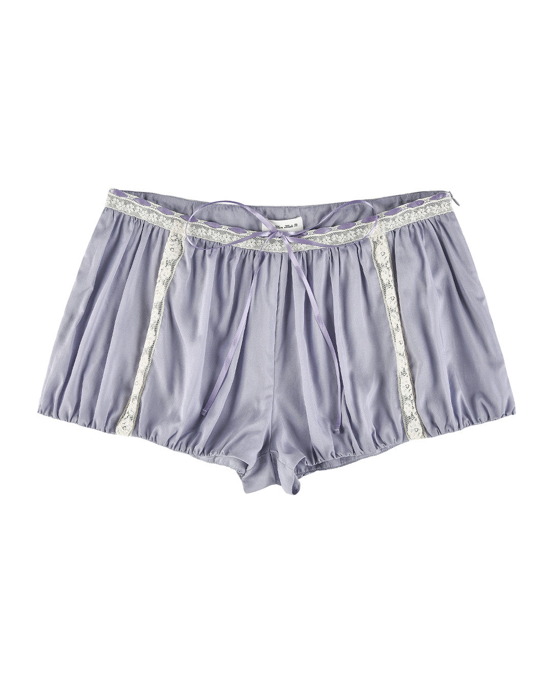 Lace Ribbon Shorts - Wisteria