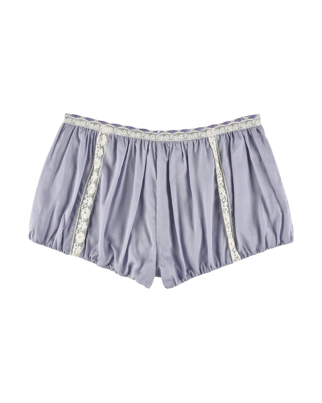 Lace Ribbon Shorts - Wisteria