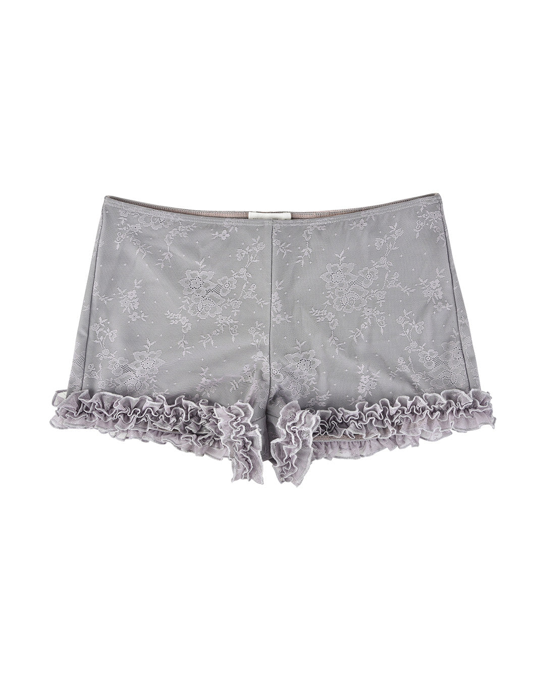 Ruffled Micro Shorts - Wisteria