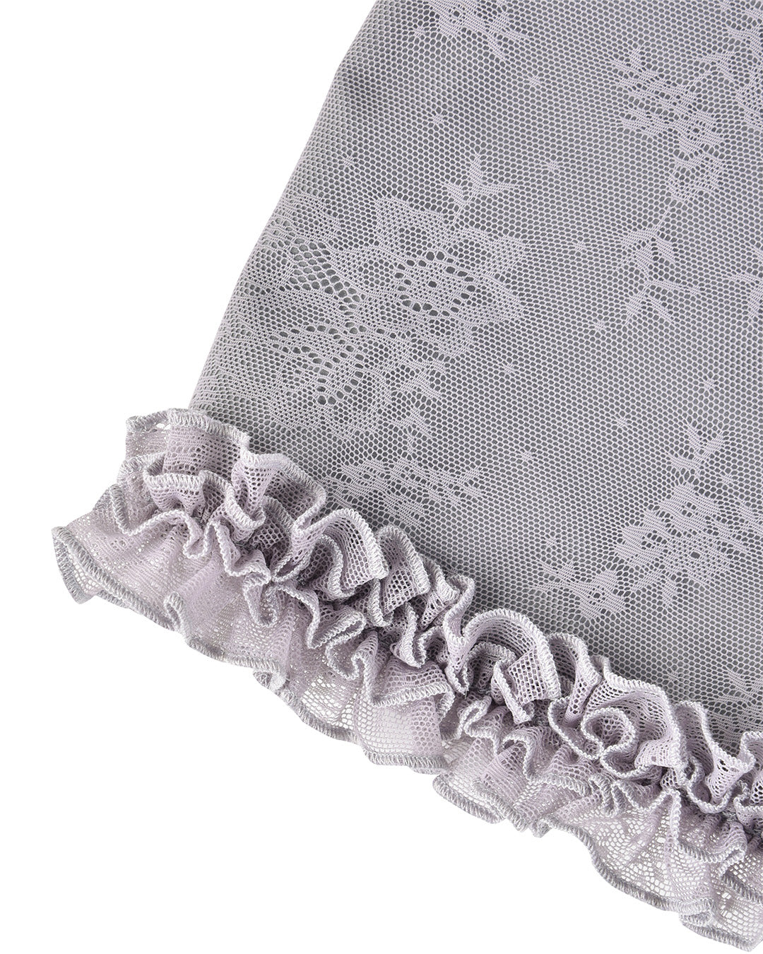Ruffled Micro Shorts - Wisteria