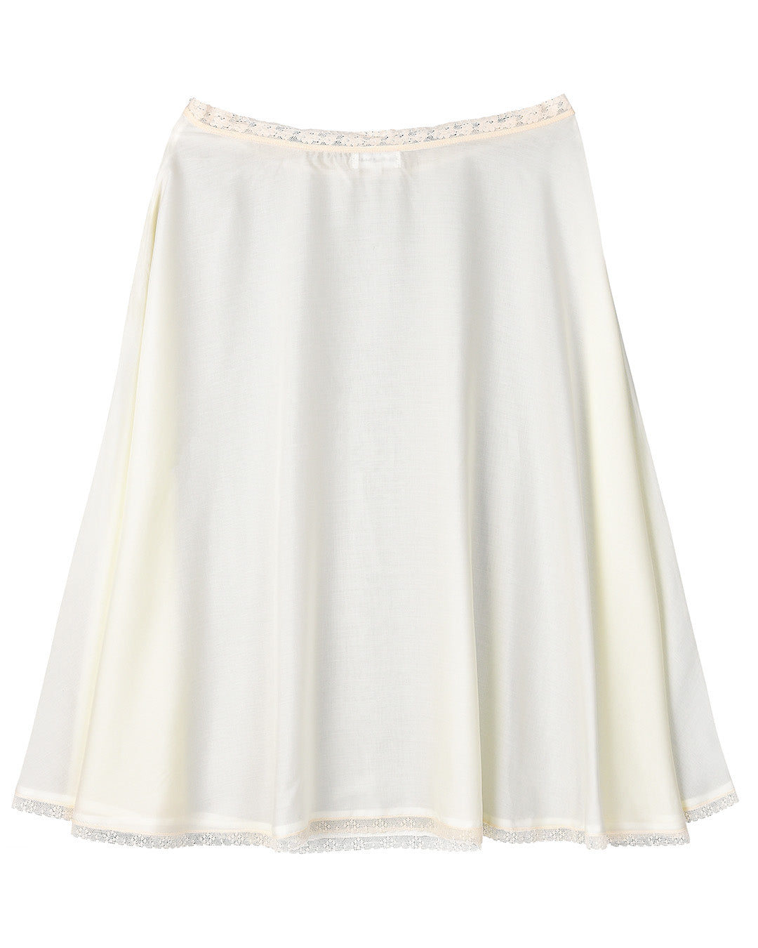 Sheer Slip Skirt - Vintage White