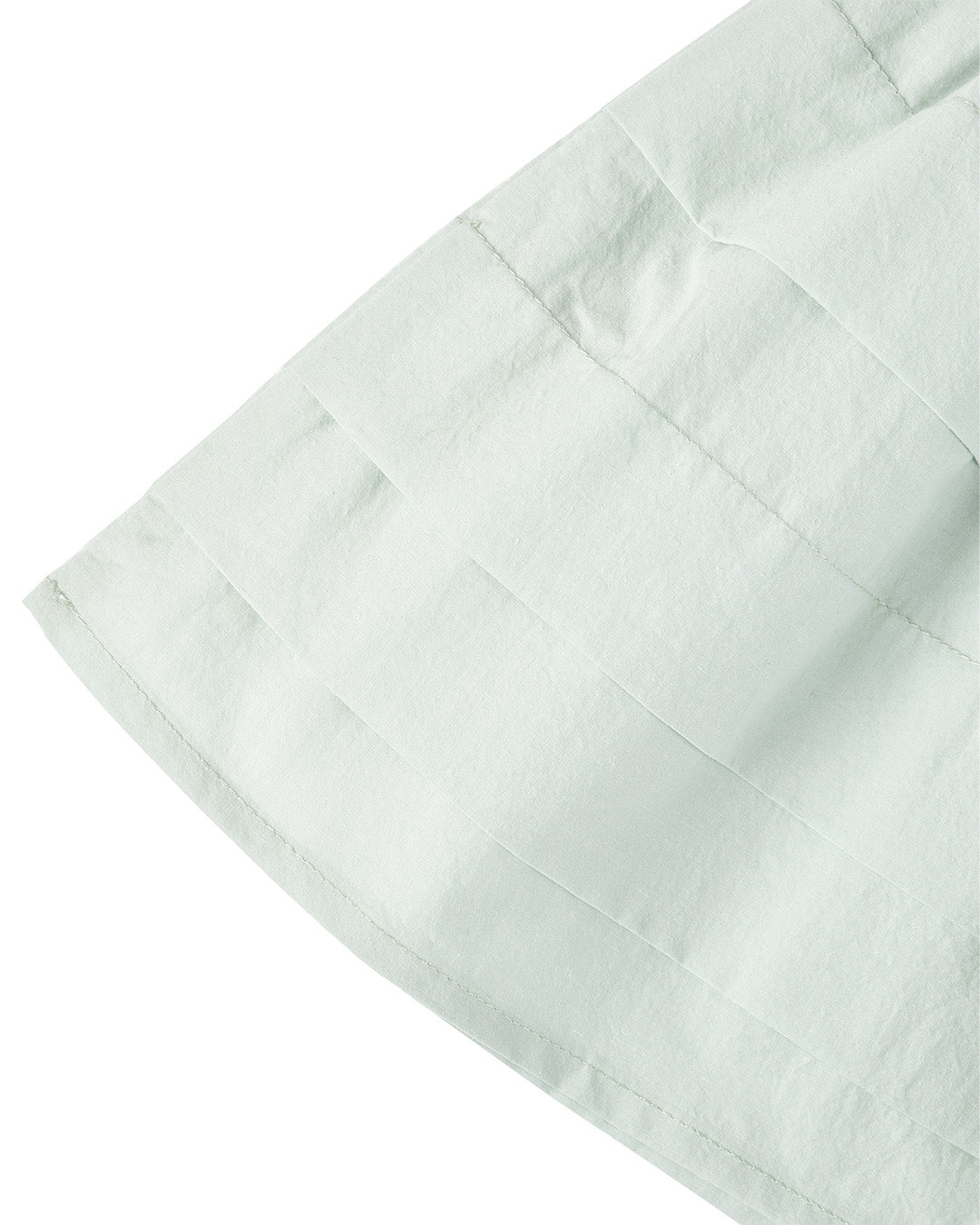 Tiered Pleat Mini Skirt - Mint