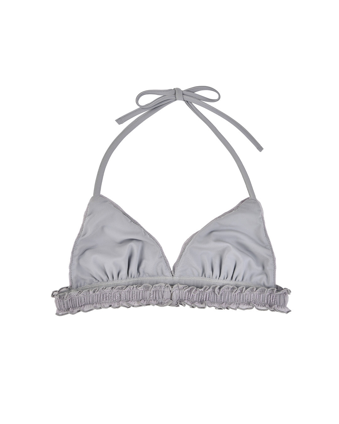 Lace Frill Swim Top - Wisteria