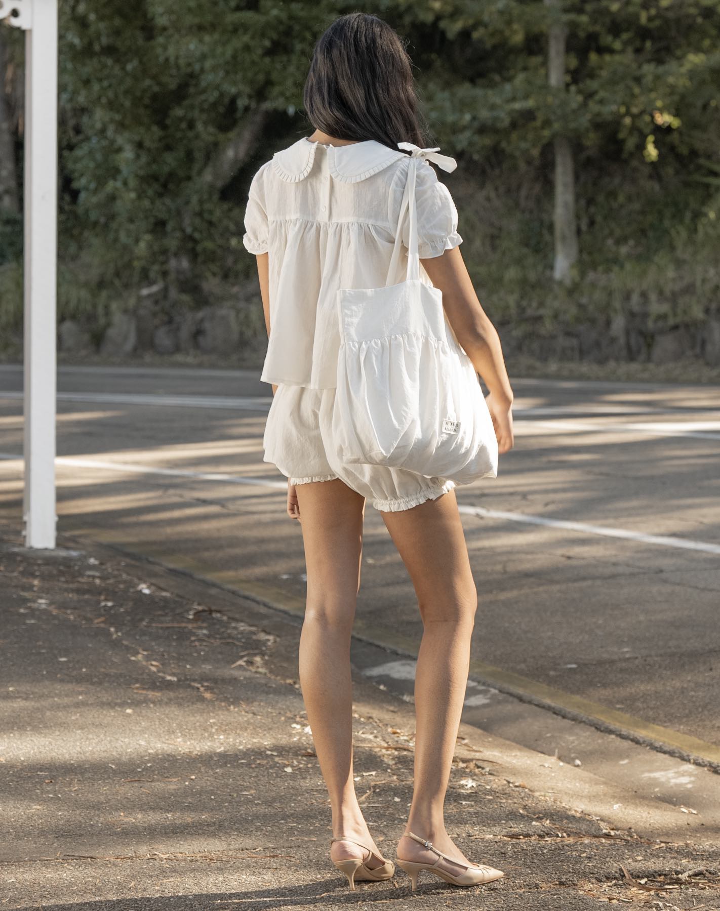 Bloomer Shorts - White