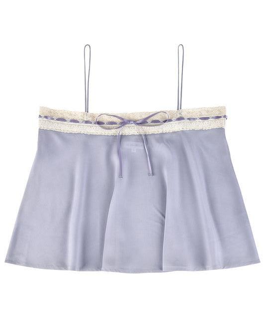 Lace Ribbon Cami - Wisteria