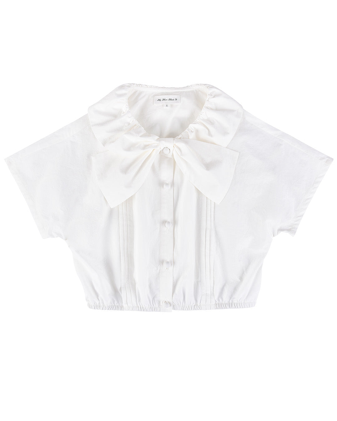 Sail Collar Top - White