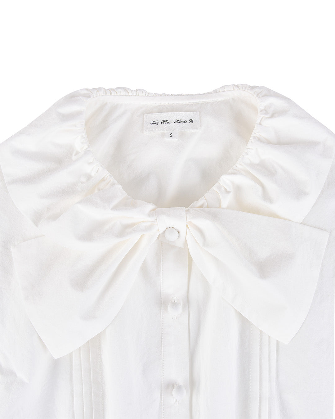 Sail Collar Top - White