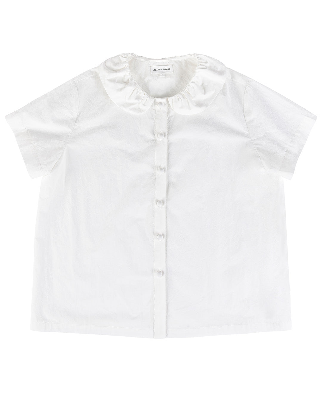 Esme Button Shirt - White