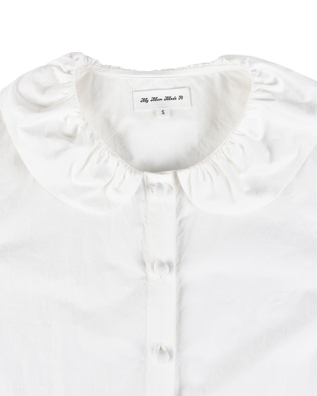 Esme Button Shirt - White