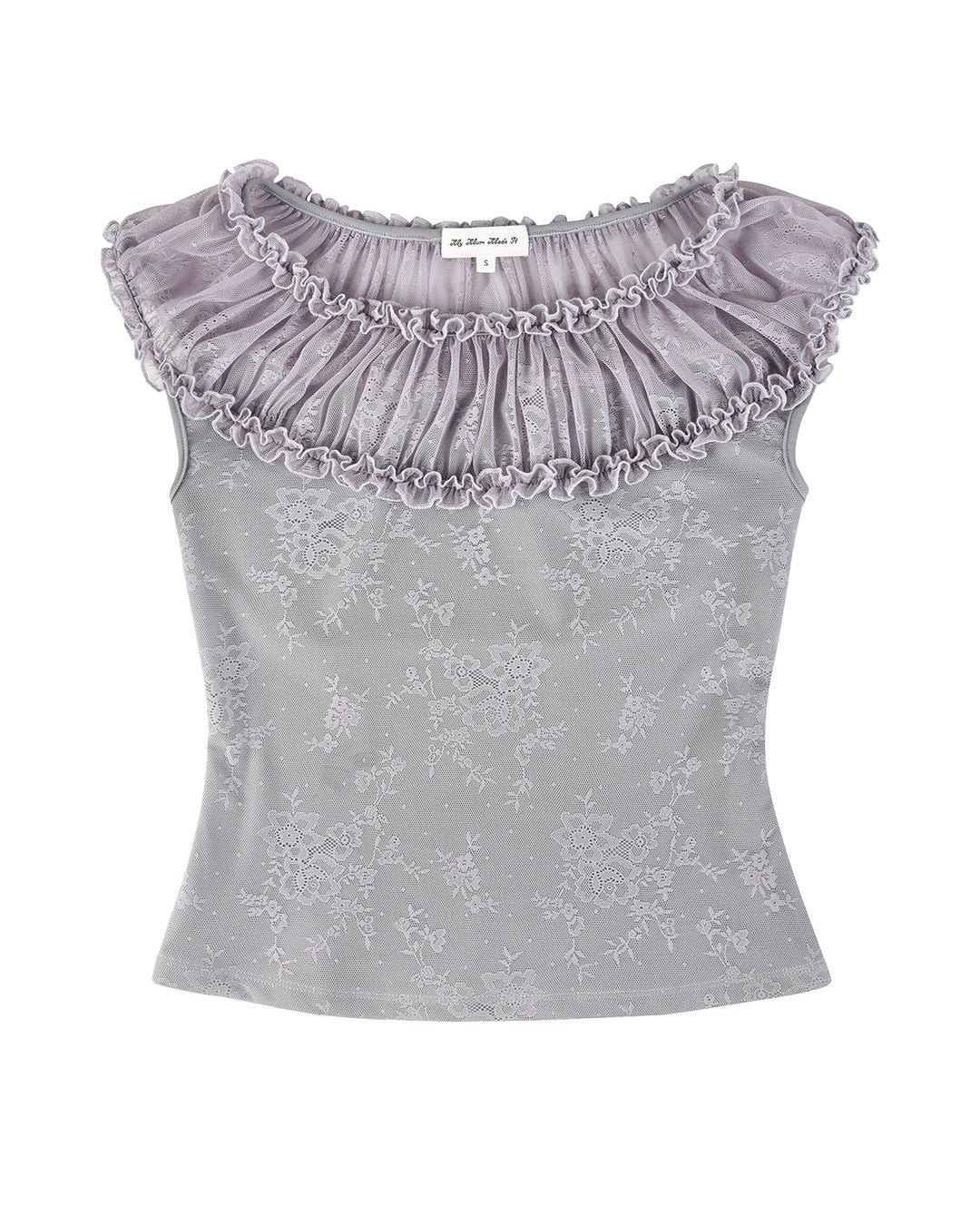 Ruffled Halo Top - Wisteria