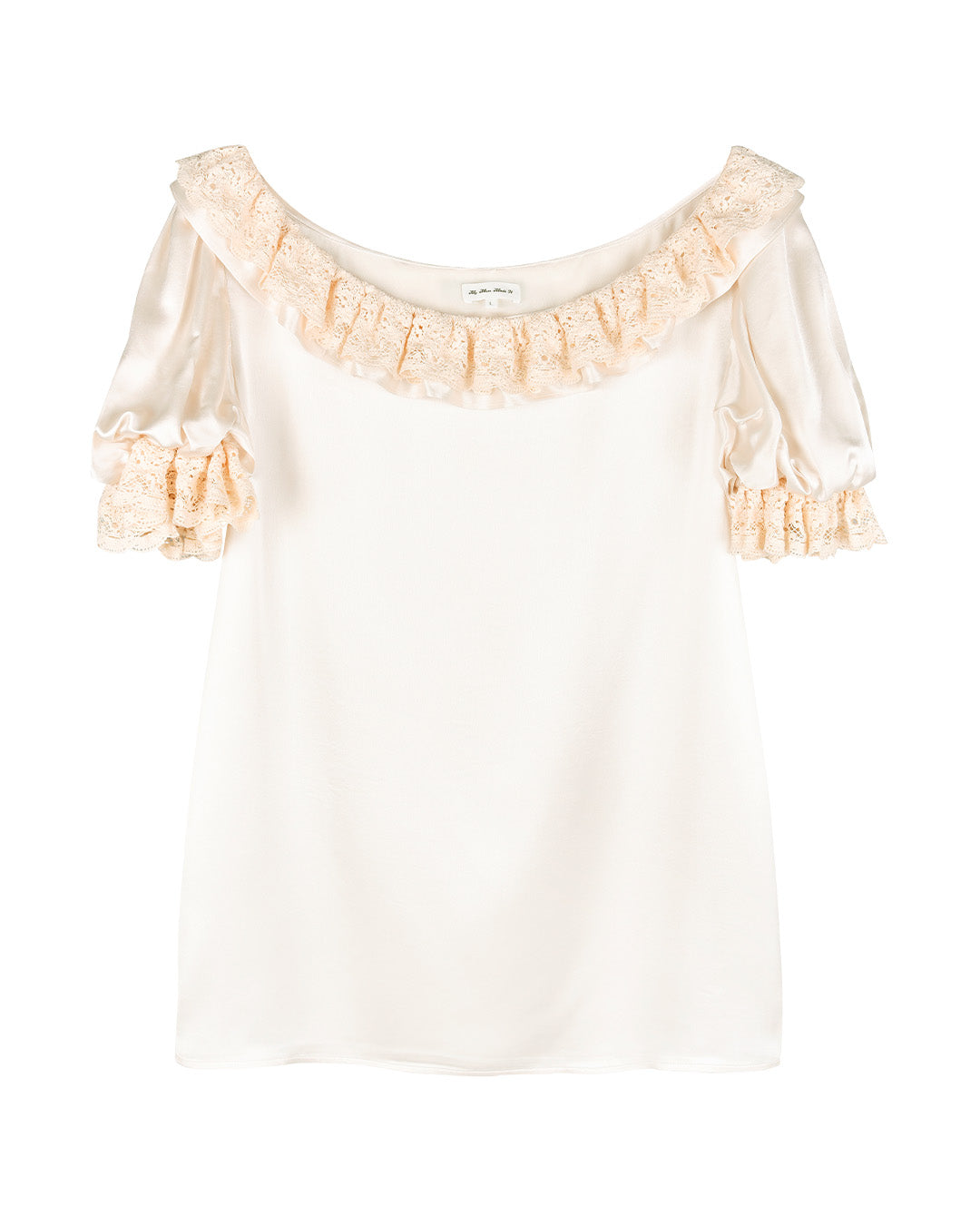 Lace Layer Soirée Dress - Frost