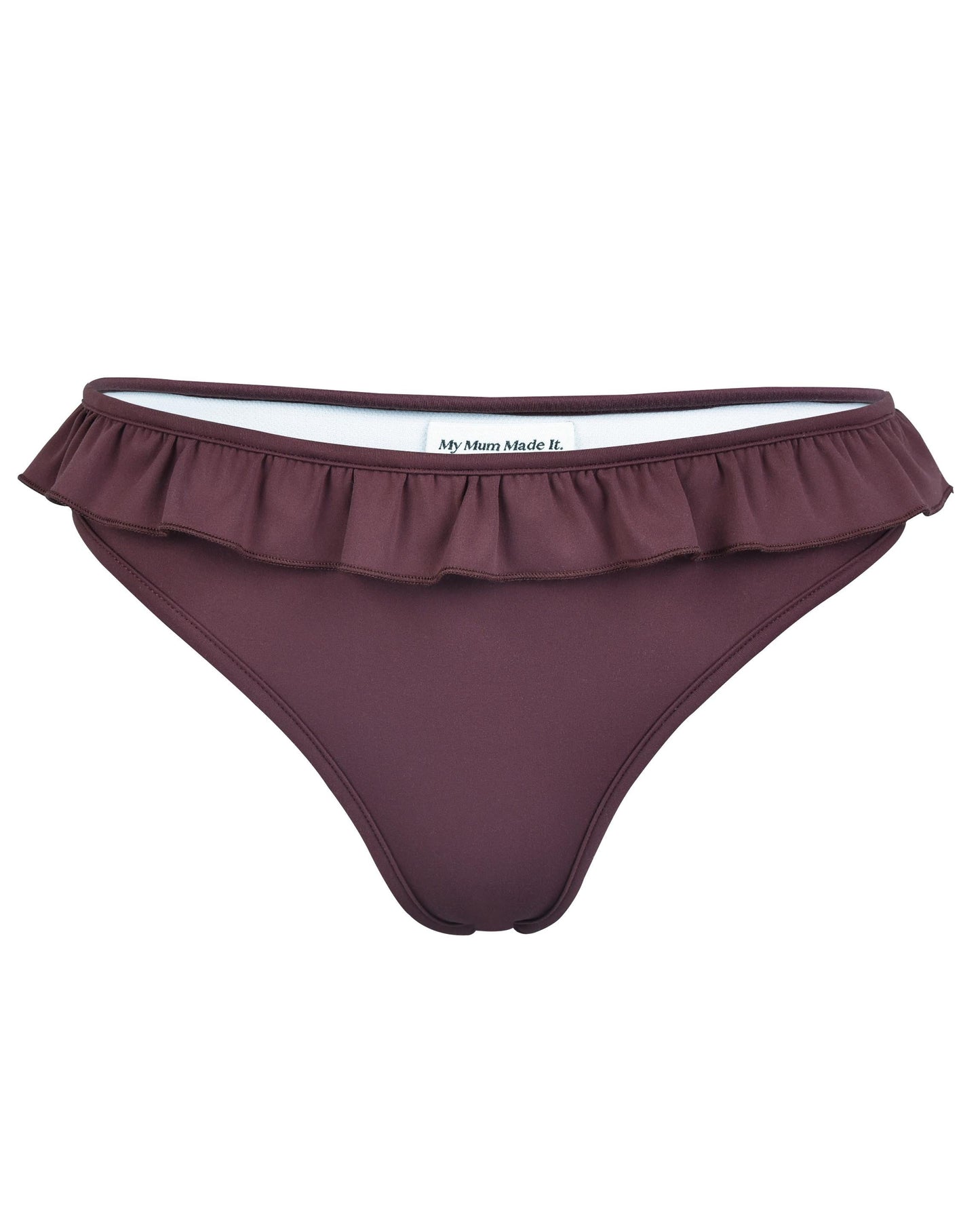 Petunia Swim Briefs - Chocolate Cherry