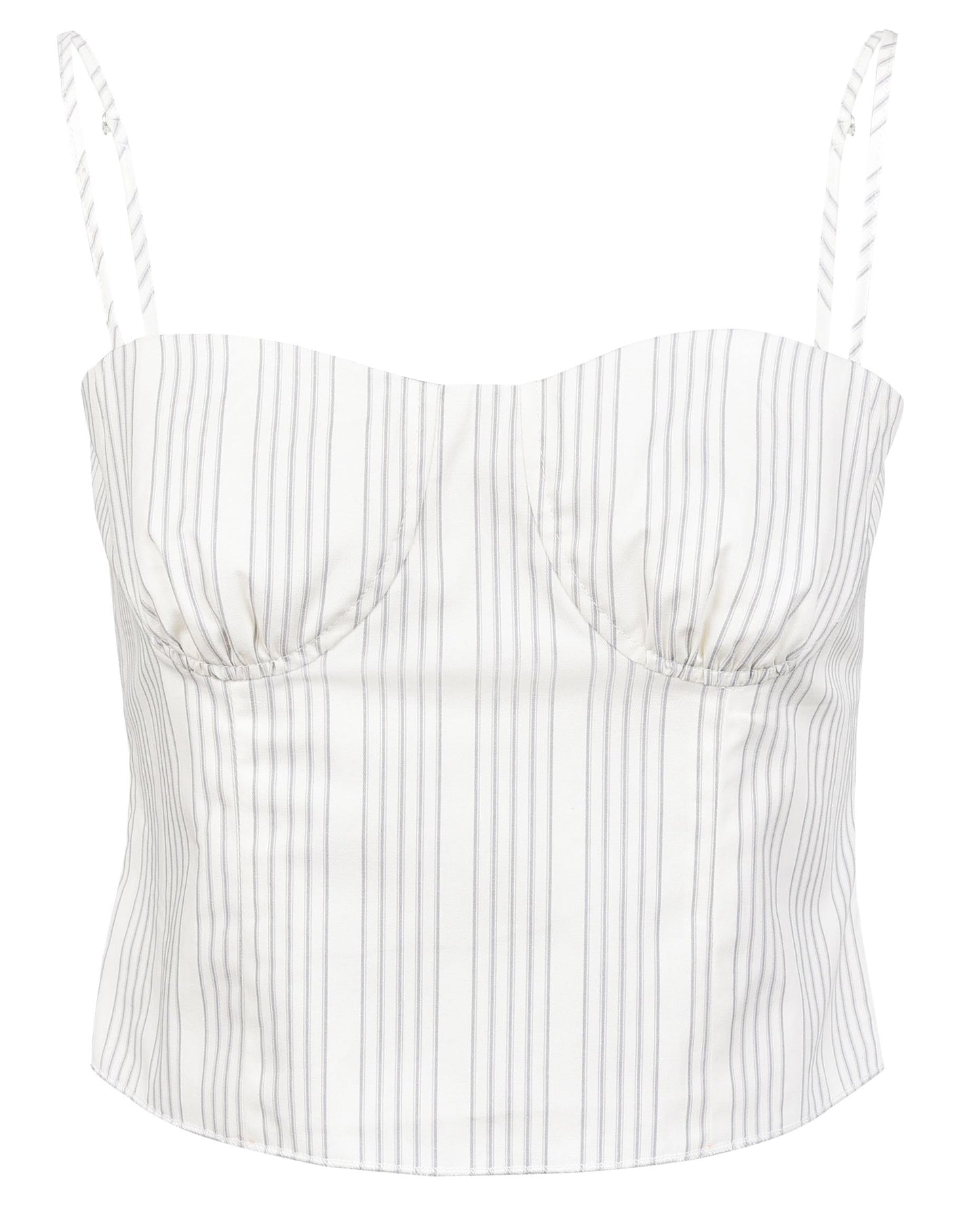 Corset Camisole - Chalk Stripe